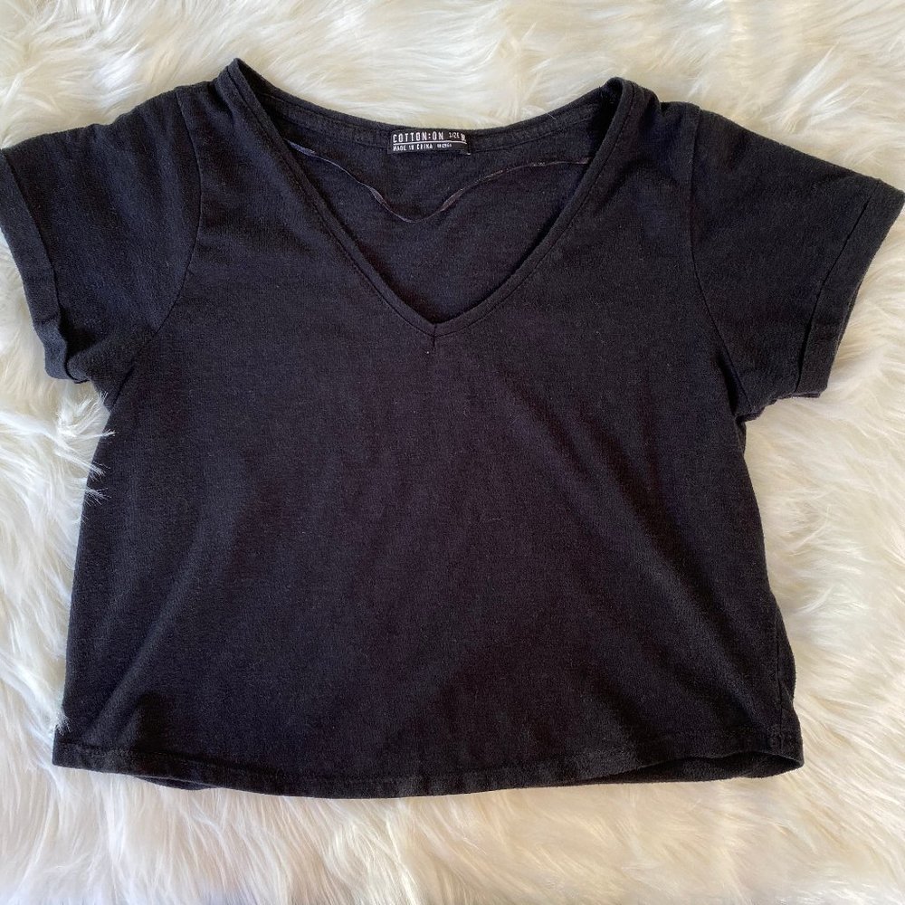 Crop V-Neck